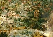 Pieter Bruegel detalj fran babels torn oil on canvas